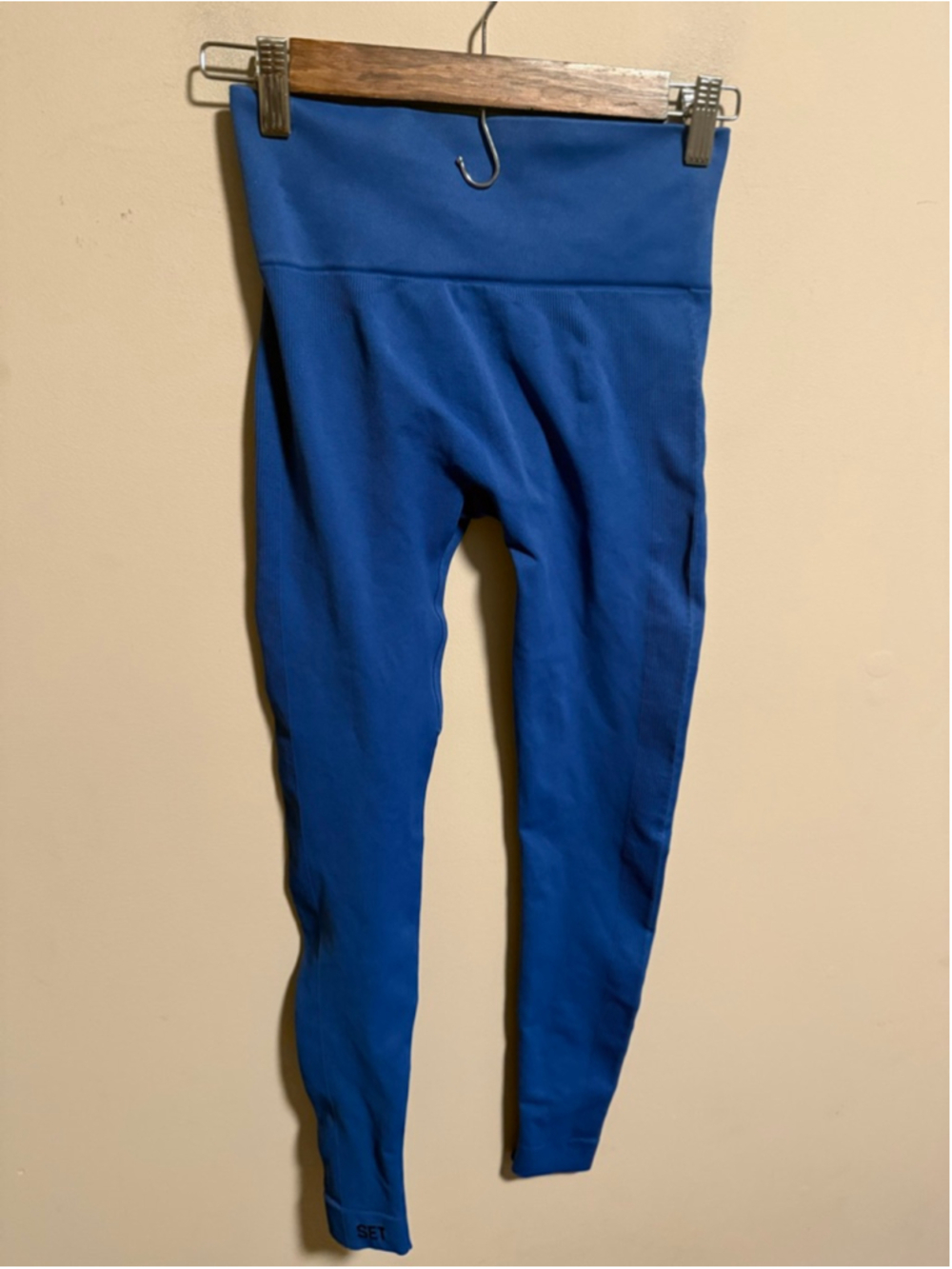 SET ACTIVE SculptFlex Cobalt Blue Onyx Legging- Size Small